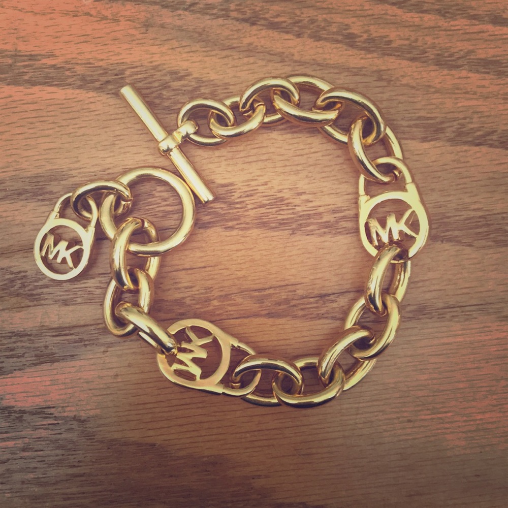 Michael Kors gold chain bracelet